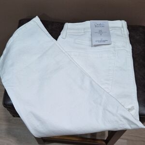 croft & barrow White Denim Jeans